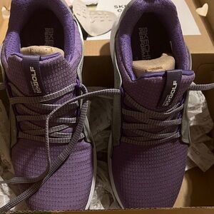 Skechers Purple and Gray Women's Sneakers